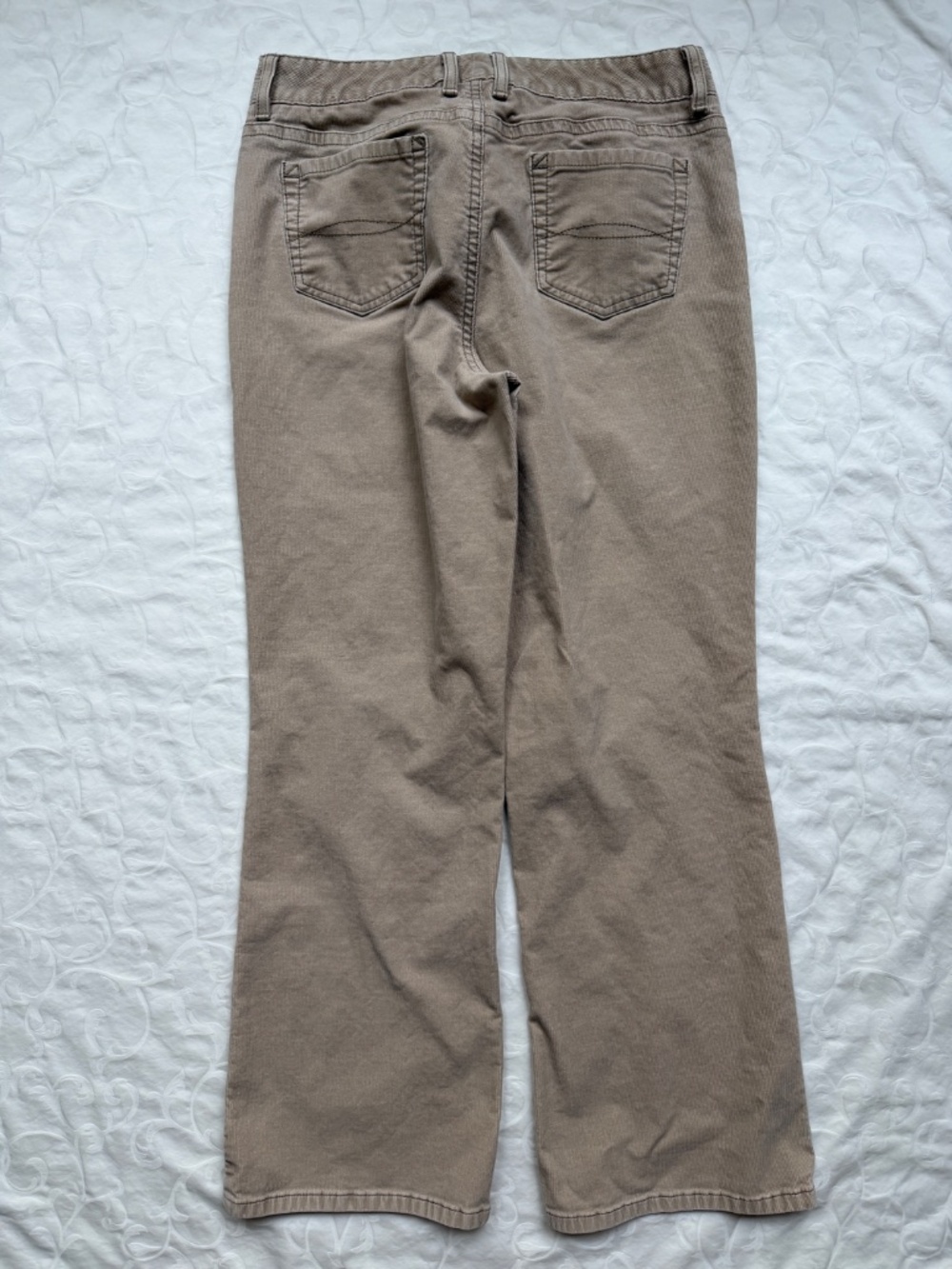 Women’s L.L. Bean Corduroy Brown Tan Purple Bundle Sz 12 - Picture 7 of 12